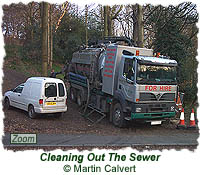 Clearing out the sewer