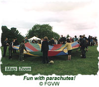 Fun with parachutes!