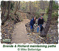 Brenda and Richard maintaining paths