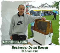 Beekeeper David Barrett