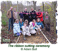 The ribbon cutting ceremony