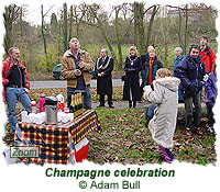 Champagne celebration