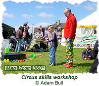 Circus skills workshop