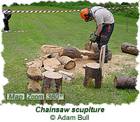 Chainsaw scuplture