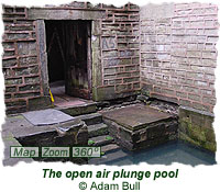 The open air plunge pool