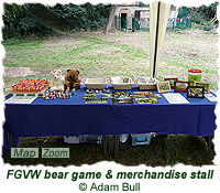 FGVW bear game & merchandise stall
