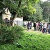 Visitors waiting for the free tour #3