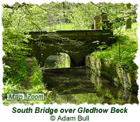 South Bridge across Gledhow Beck, near the lake