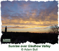 Sunrise over Gledhow Valley