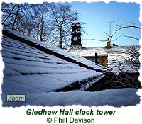 Gledhow Hall clock tower