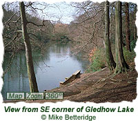 View from SE corner of Gledhow Lake